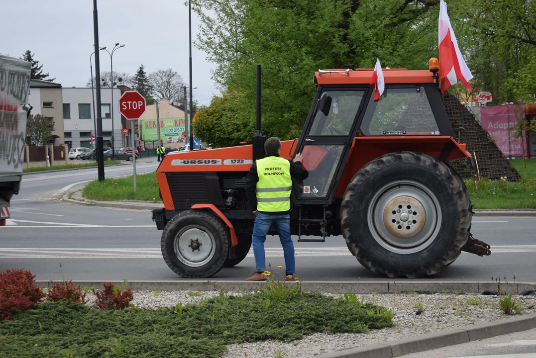 Rolnicy protestują w Zgierzu