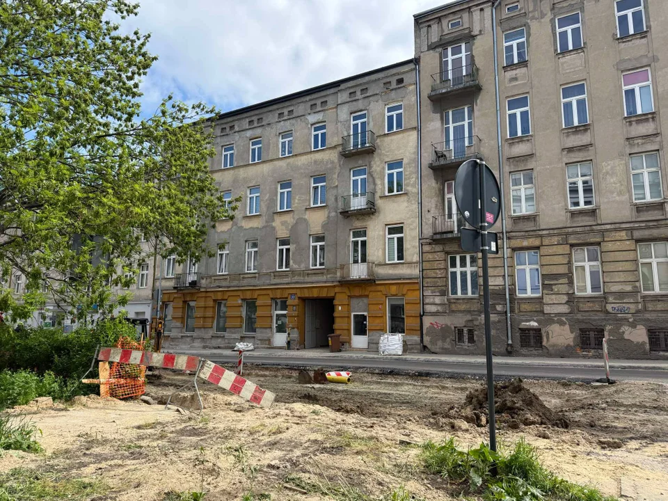 Remont ul. Sterlinga w Łodzi, 9 maja 2025 r.