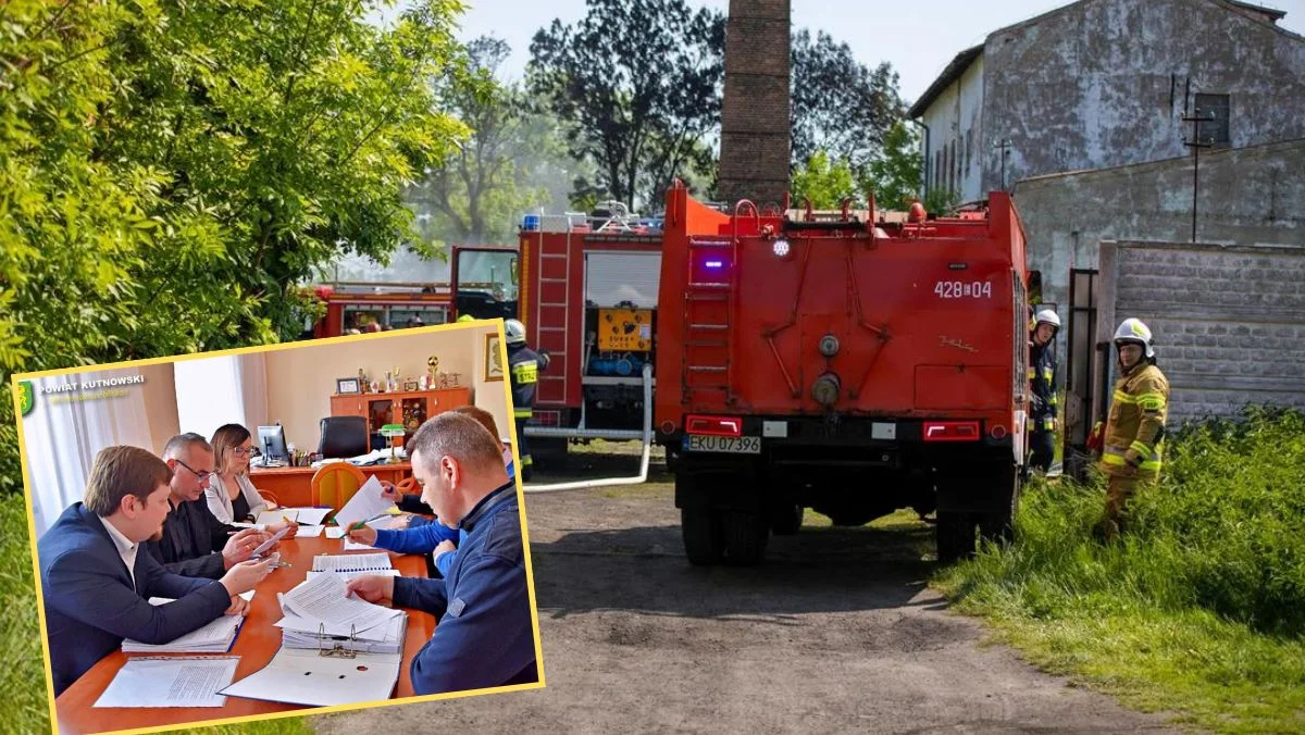 Wybuchł tu pożar, który przeraził mieszkańców. Co dalej ze składowiskiem niebezpiecznych odpadów pod Kutnem? - Zdjęcie główne