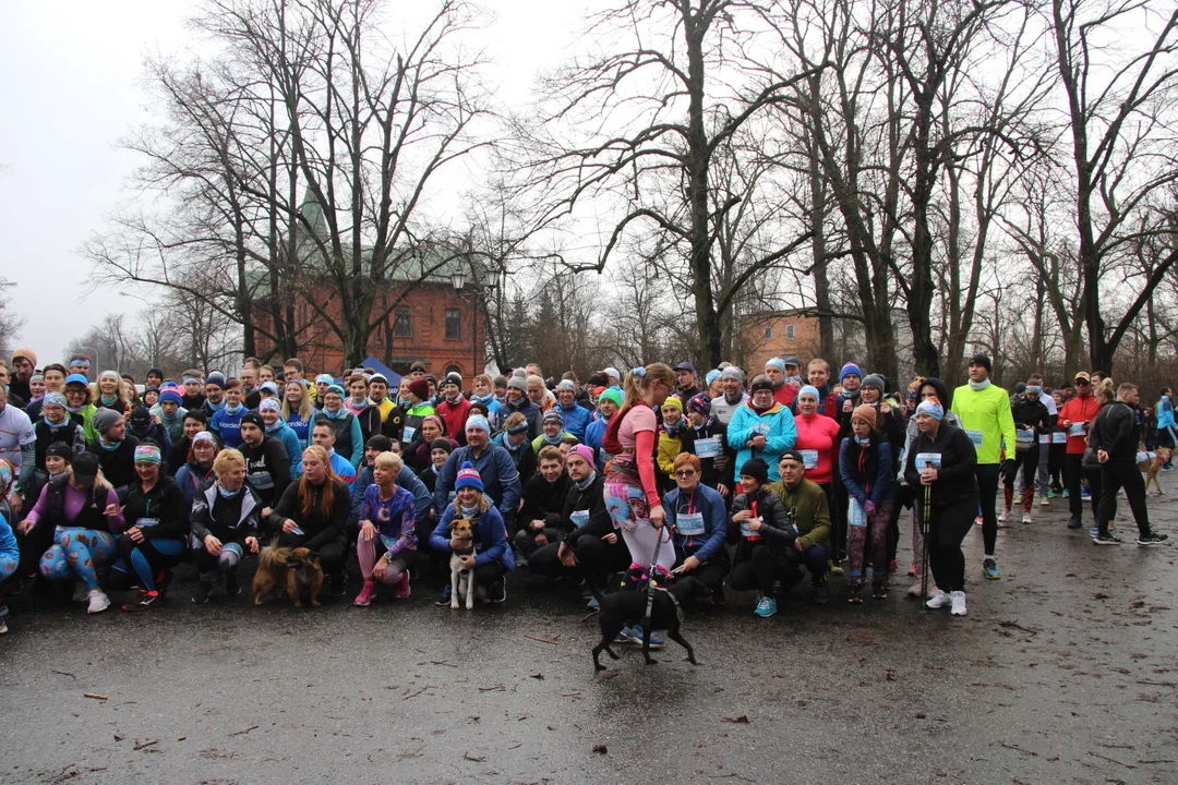 Pączek Run 2024 w parku Poniatowskiego w Łodzi