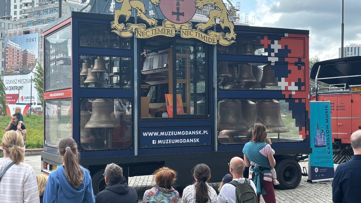 Gdański Festiwal Carillonowy rozpoczęty. Mobilny carillon ponownie wyjechał na ulice miasta