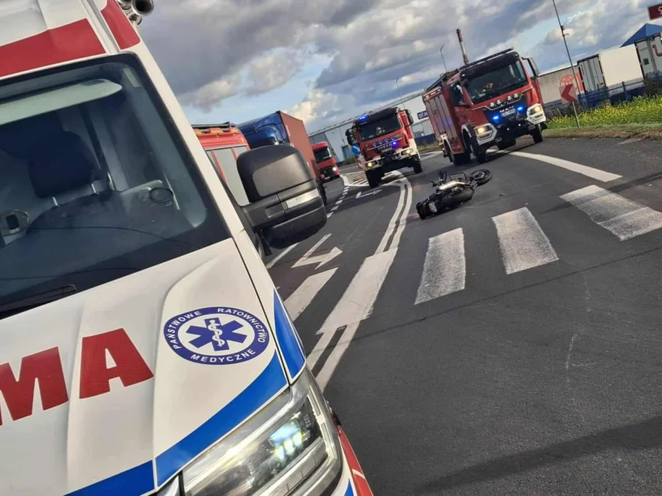 Wypadek w Ozorkowie