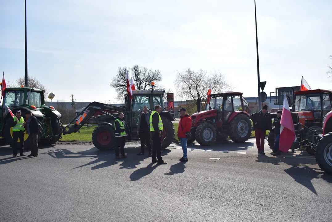 Protest rolników w Łódzkiem