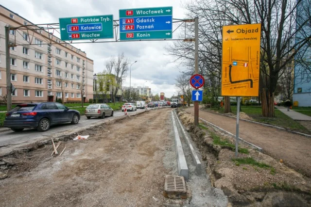 Łódź. Trwają prace drogowe na 20 ulicach. Te miejsca lepiej omijać na Bałutach - Zdjęcie główne