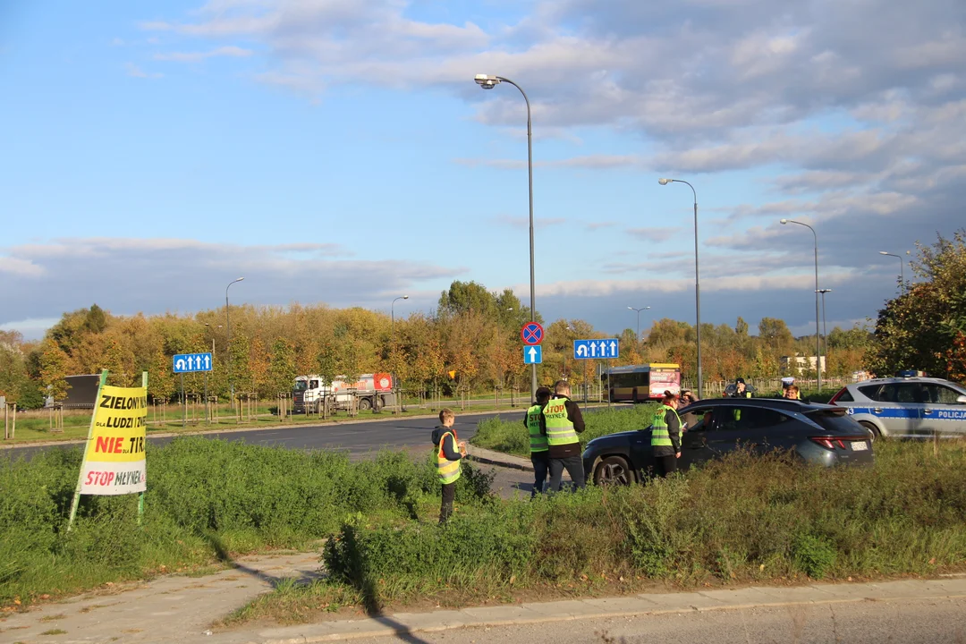 Protest mieszkańców Młynka - 15.10.2024 r.