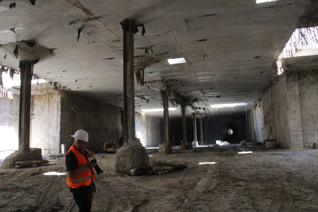 Trwa budowa tunelu kolejowego pod Łodzią - odcinek do przystanku Łódź Koziny