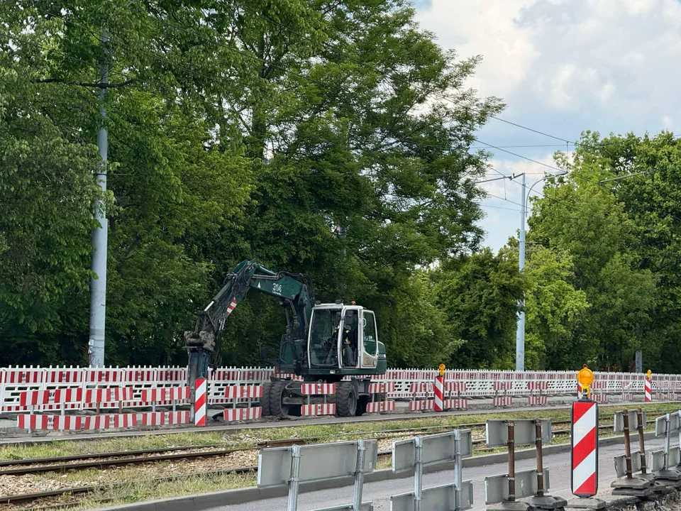 Remont ul. Pabianickiej w Łodzi