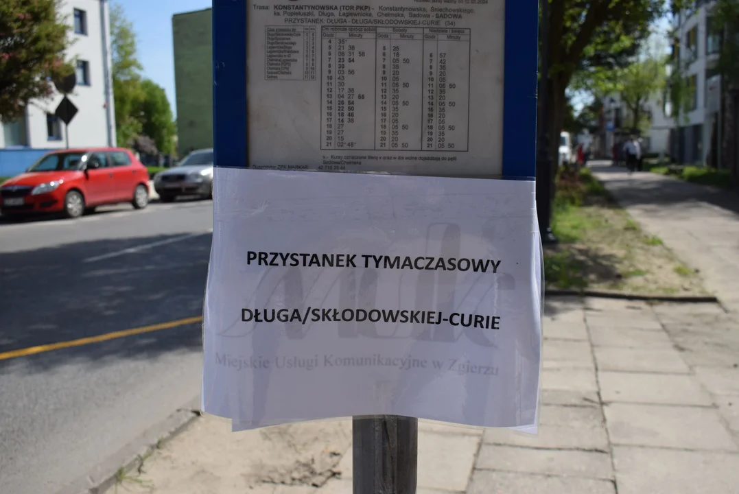 Przystanek tymczasowy przy Długiej