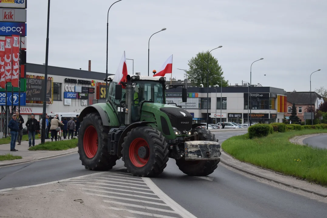 Rolnicy protestują w Zgierzu