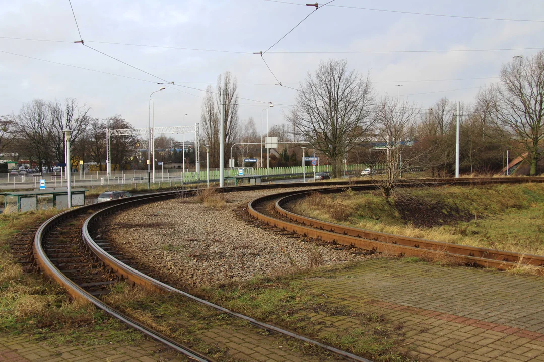 Krańcówka tramwajowa Łódź Żabieniec