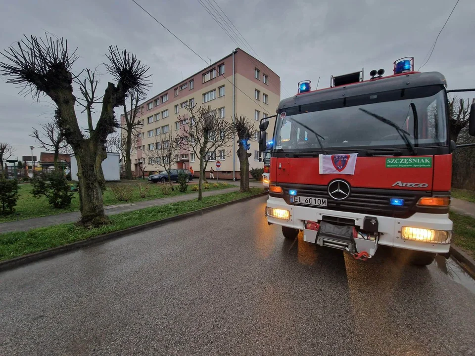 Stryków: wybuch w bloku