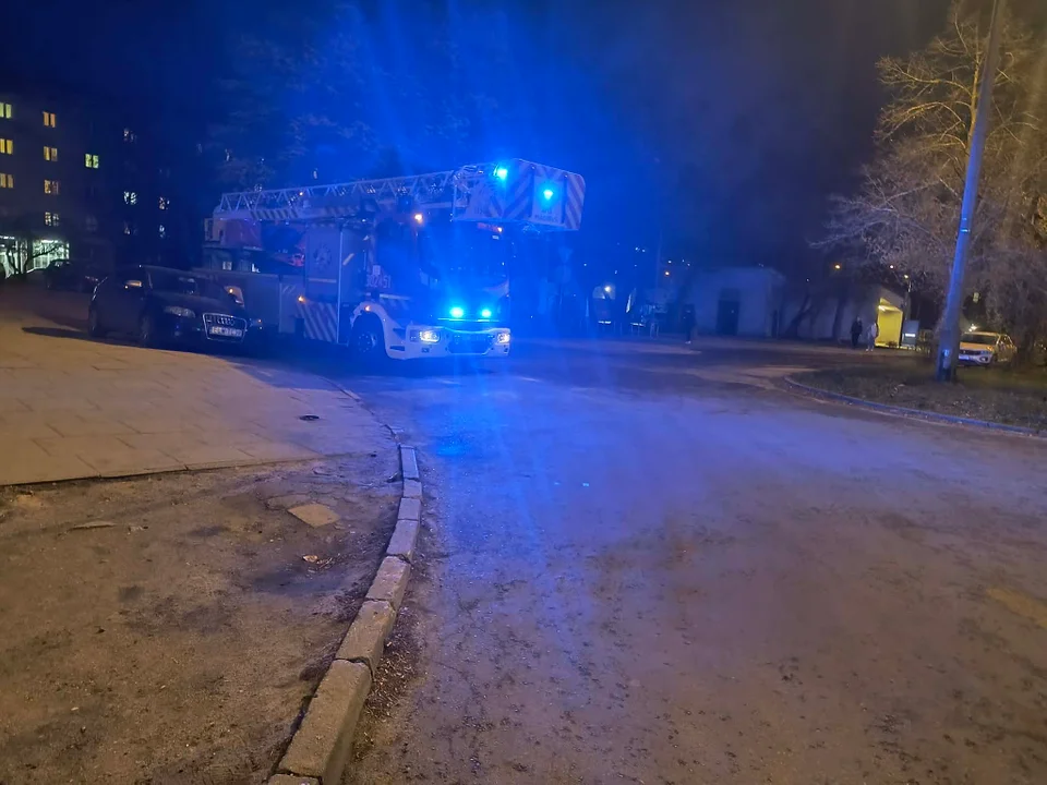 Pożar na Lumumbowie