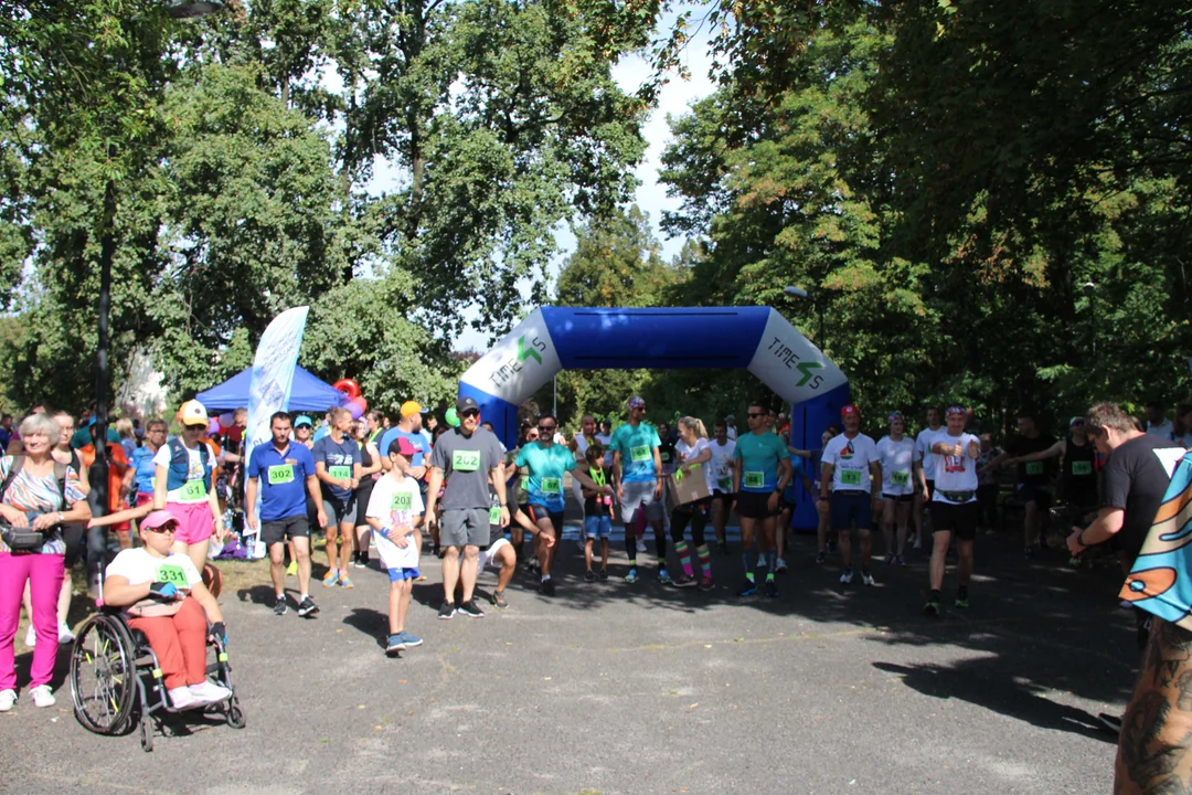 Bieg "Szczęśliwa 13" w parku Baden-Powella w Łodzi