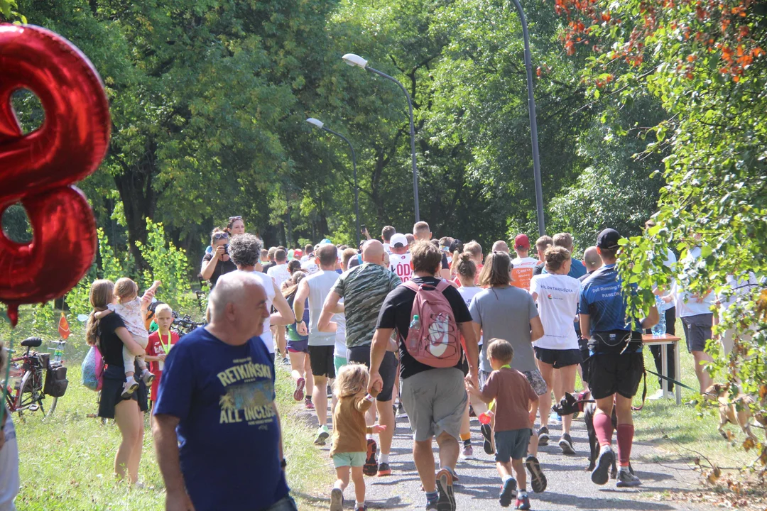 Bieg "Szczęśliwa 13" w parku Baden-Powella w Łodzi