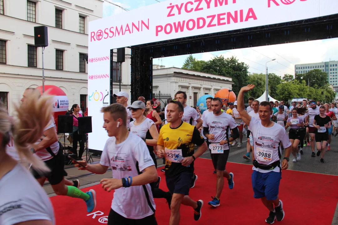 21. Bieg Ulicą Piotrkowską Rossmann Run w Łodzi