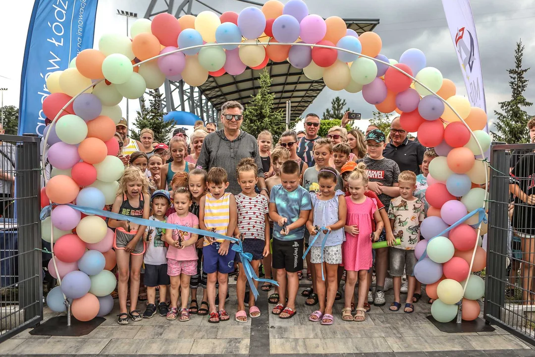 Wodny plac zabaw w Aleksandrowie Łódzkim uroczyście otwarty