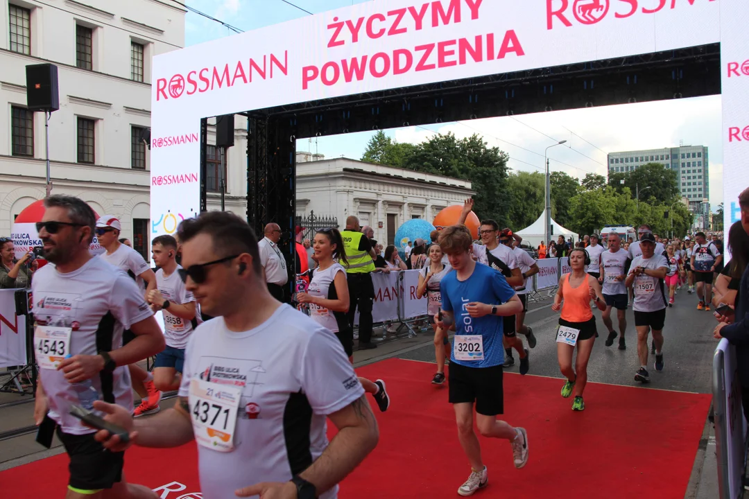 21. Bieg Ulicą Piotrkowską Rossmann Run w Łodzi