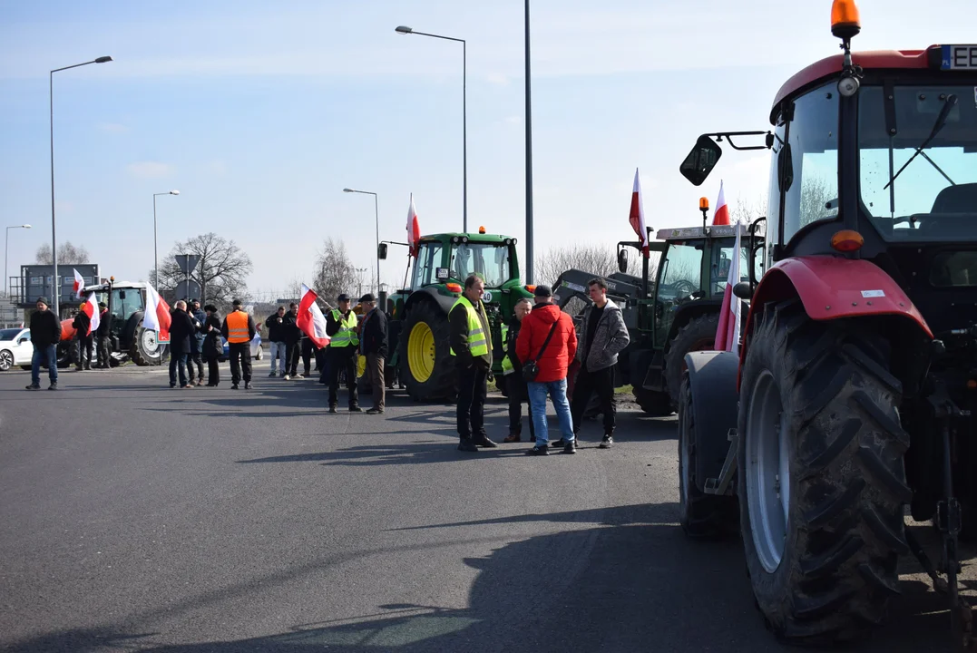 Protest rolników w Łódzkiem