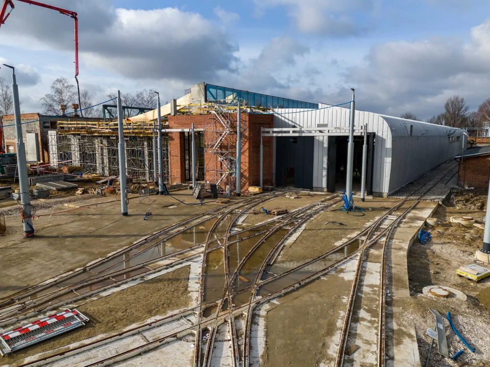 Przebudowa zajezdni tramwajowej Chocianowice w Łodzi