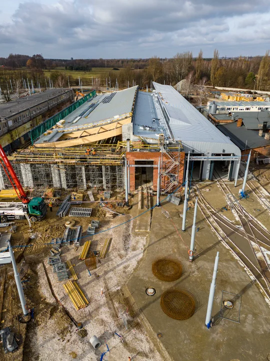 Przebudowa zajezdni tramwajowej Chocianowice w Łodzi