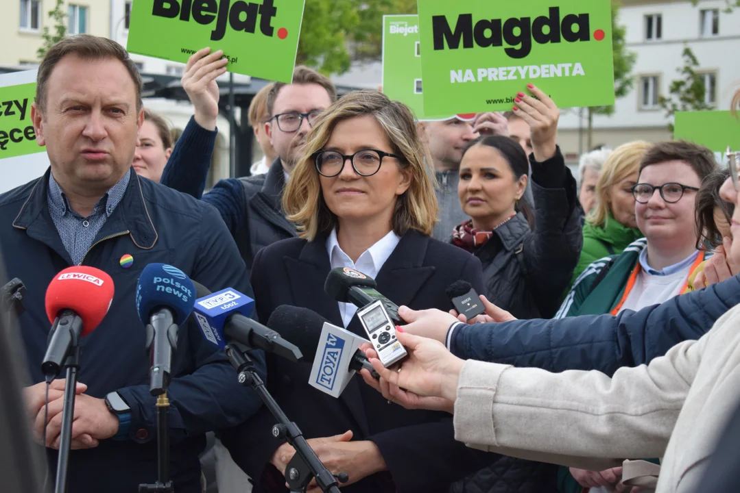 Magdalena Biejat na Marszu Równości w Łodzi