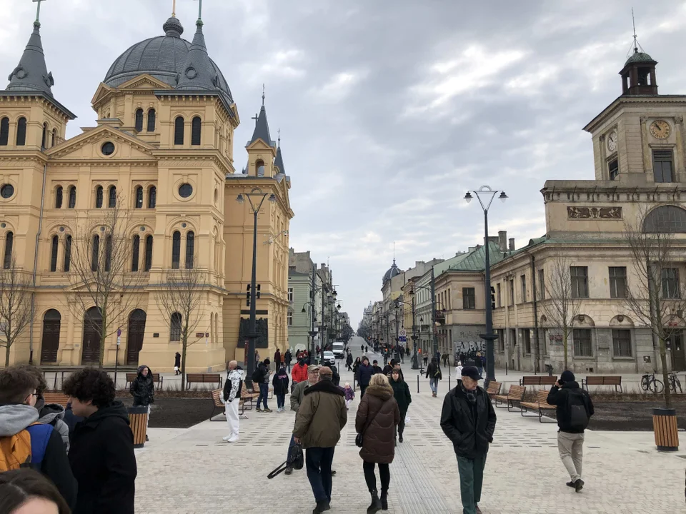 Otwarcie placu Wolności w Łodzi