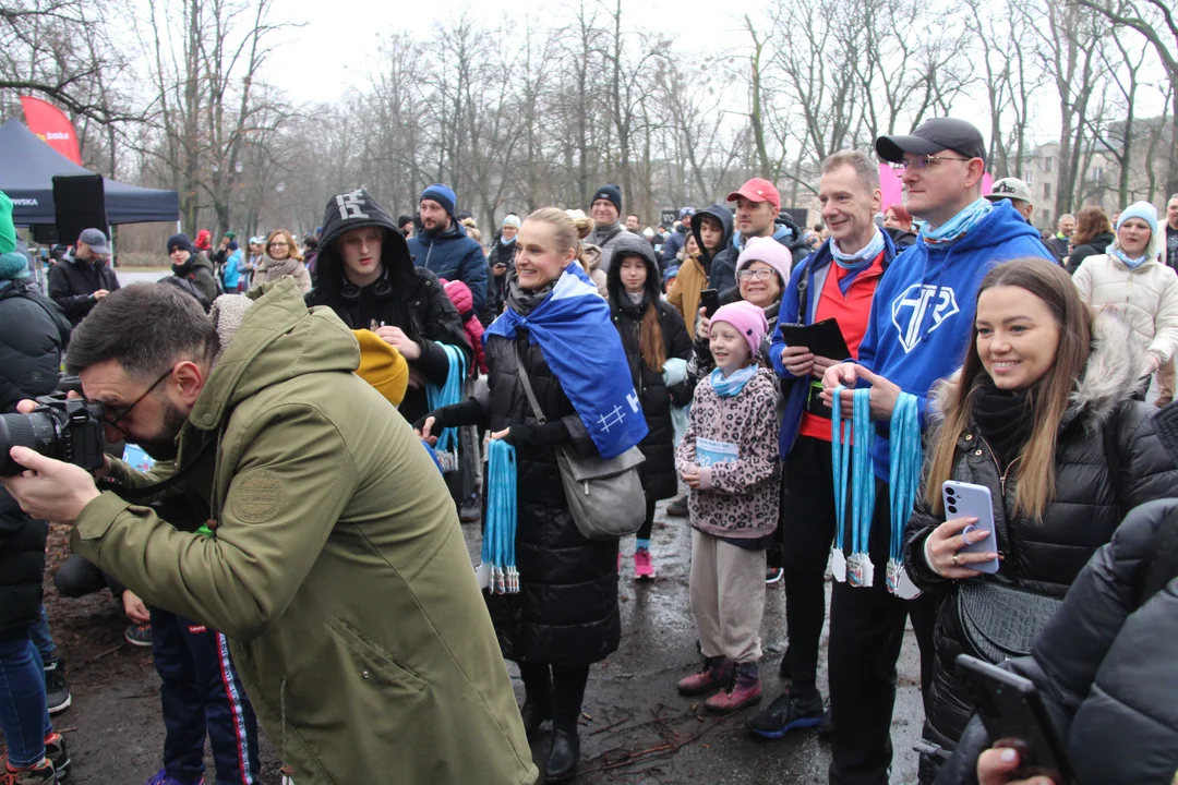 Pączek Run 2024 w parku Poniatowskiego w Łodzi