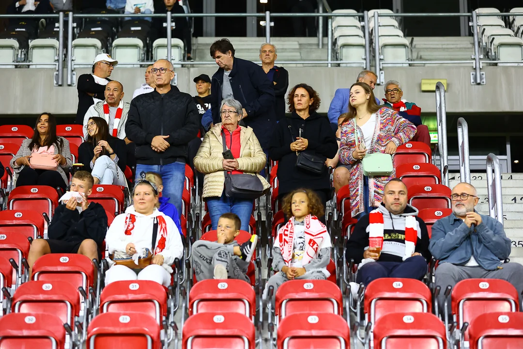 Tak wyglądały trybuny na meczu ŁKS-u Łódź ze Stalą Mielec