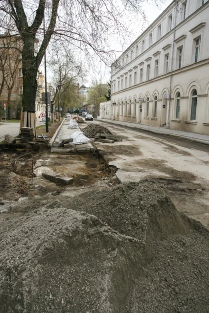 Trwają prace na Widzewie. Rozkopy na Przbyszewskiego