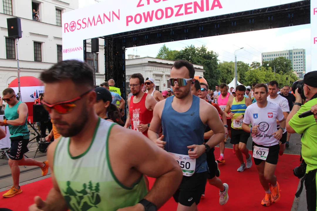 21. Bieg Ulicą Piotrkowską Rossmann Run w Łodzi