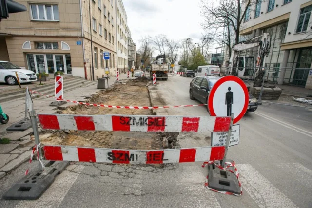 Trwają prace na Widzewie. Rozkopy na Przbyszewskiego