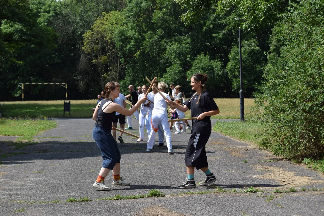 Capoeira w parku Baden-Powella