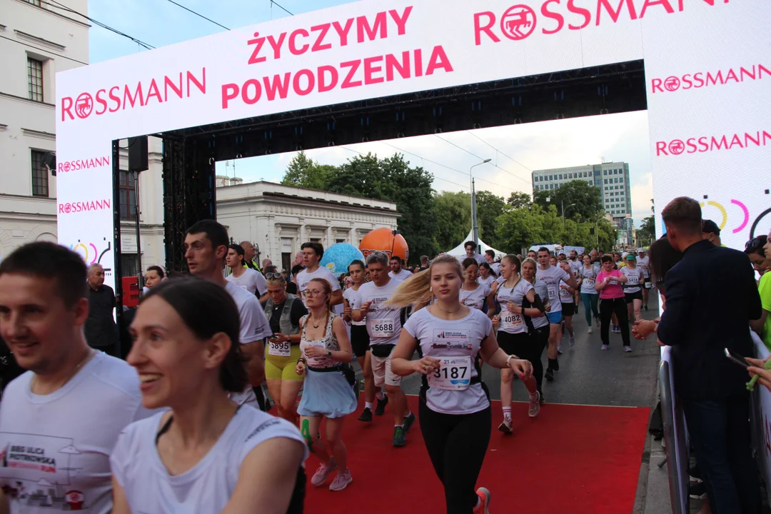 21. Bieg Ulicą Piotrkowską Rossmann Run w Łodzi