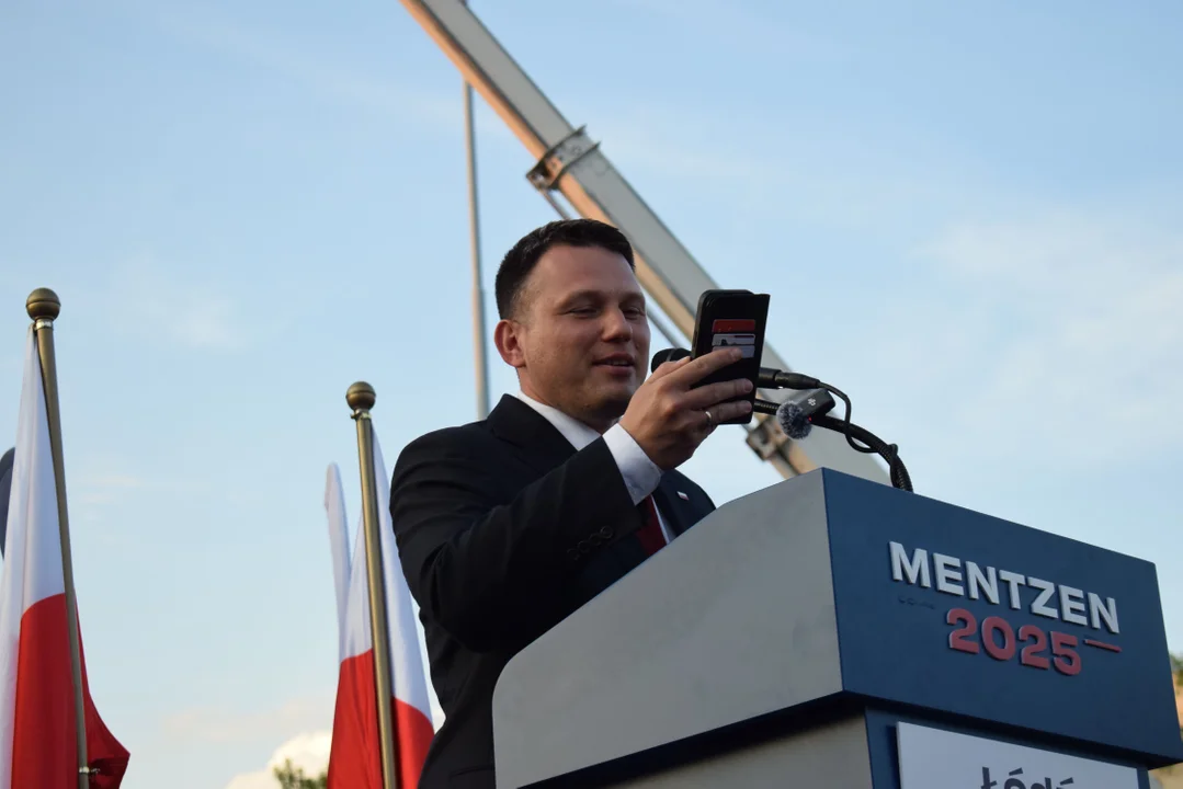 Sławomir Mentzen w Łodzi