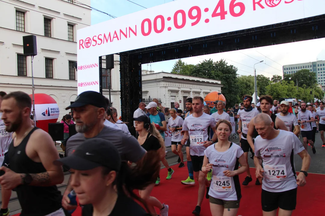 21. Bieg Ulicą Piotrkowską Rossmann Run w Łodzi