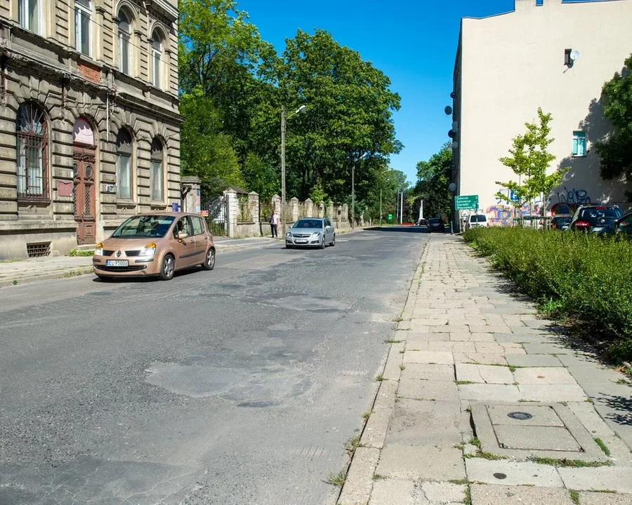 Ulica Sterlinga w Łodzi do remontu