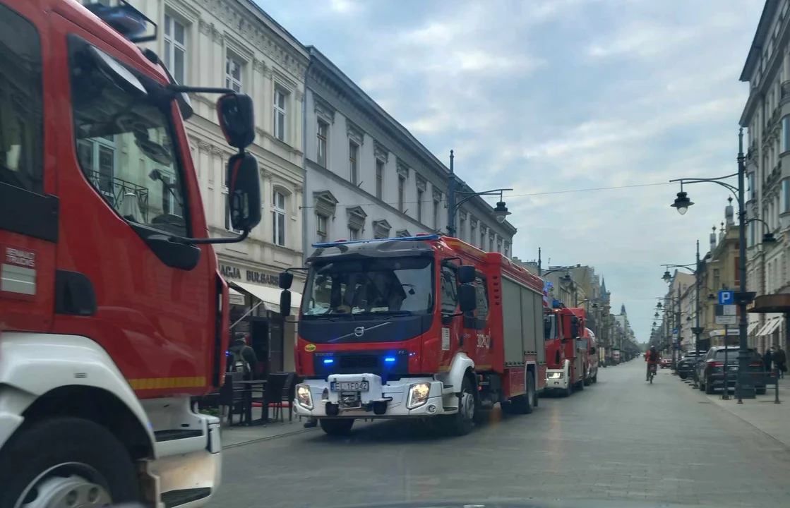 Pożar w restauracji przy Piotrkowskiej