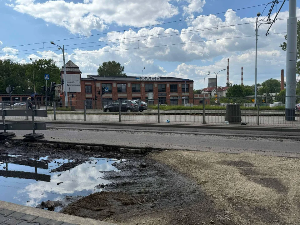 Remont ul. Pabianickiej w Łodzi