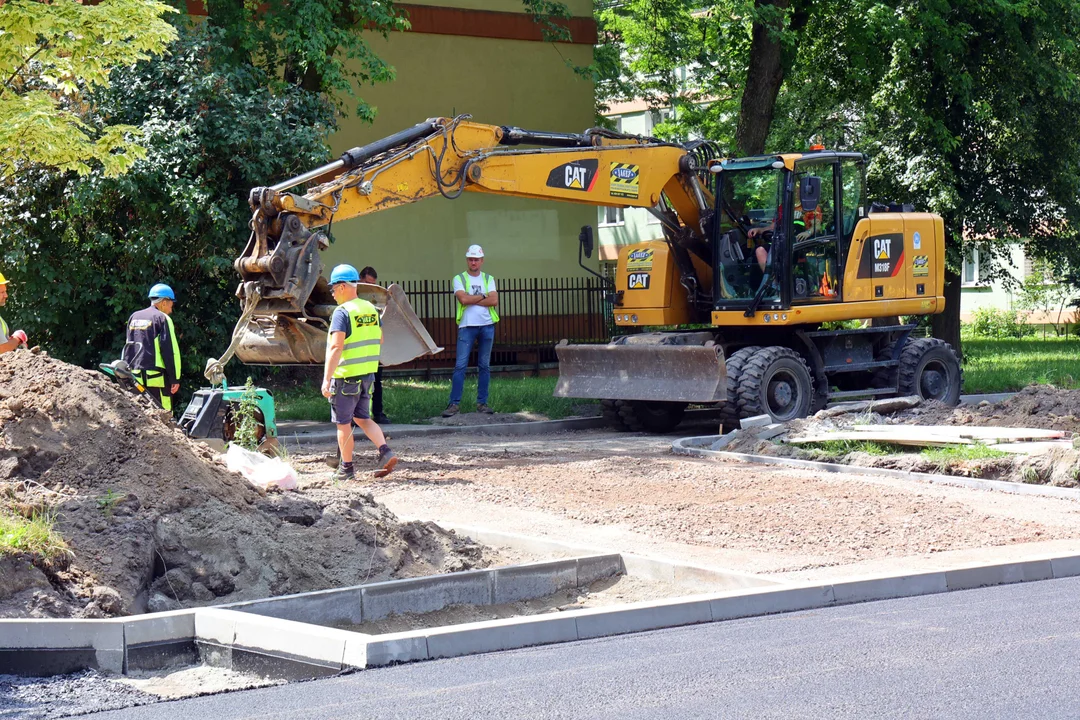 Trwa remont ulicy Lutomierskiej w Łodzi - stan na czerwiec 2024 r.