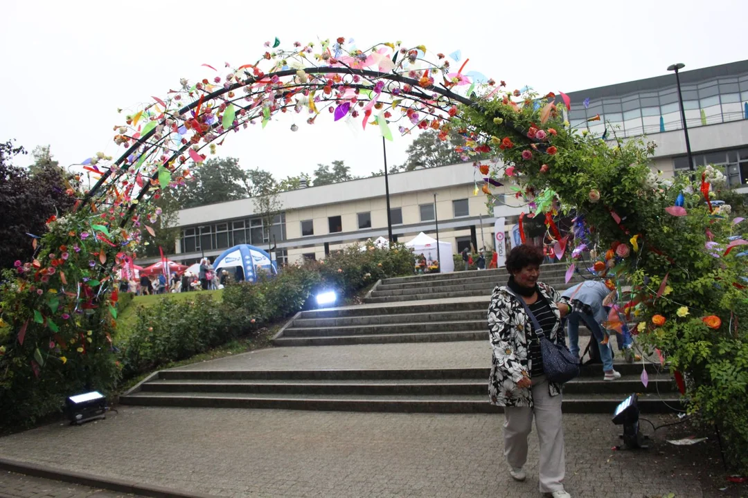 Trwa Święto Róży. Sporo osób odwiedza park Traugutta