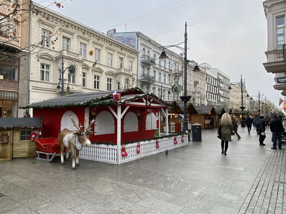 Jarmark Bożonarodzeniowy na Piotrkowskiej w Łodzi