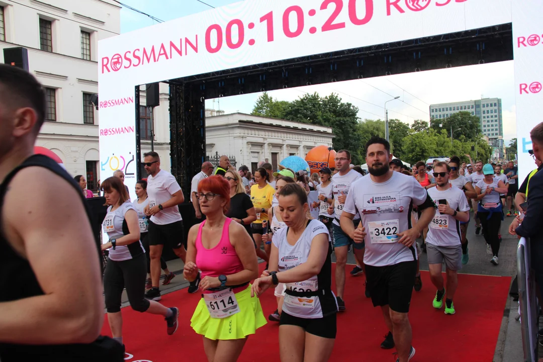 21. Bieg Ulicą Piotrkowską Rossmann Run w Łodzi