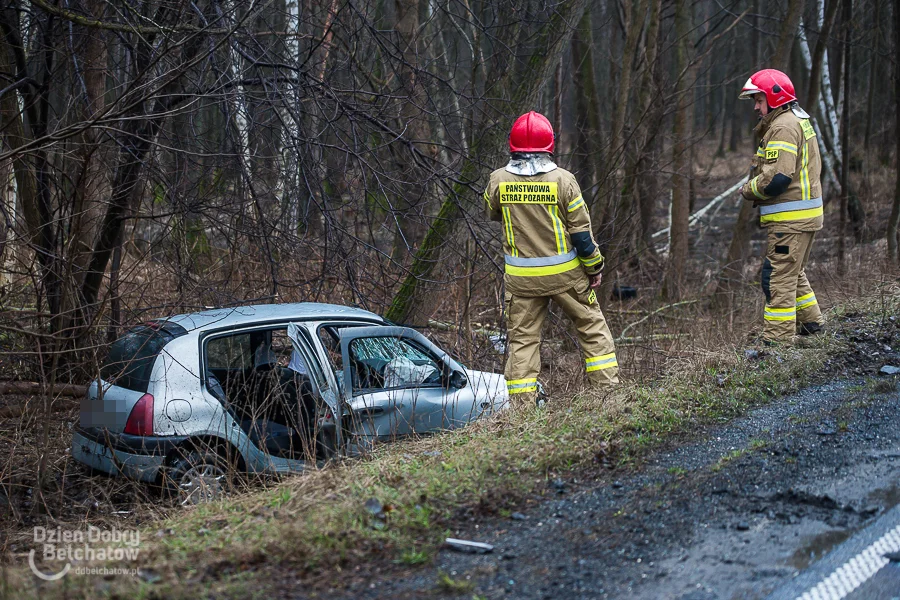 Wypadek Szczerców 19.02.2024