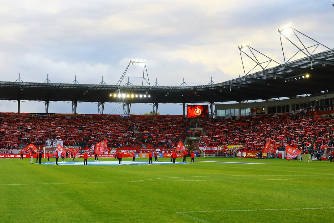 Kibice Widzewa Łódź podczas rundy jesiennej