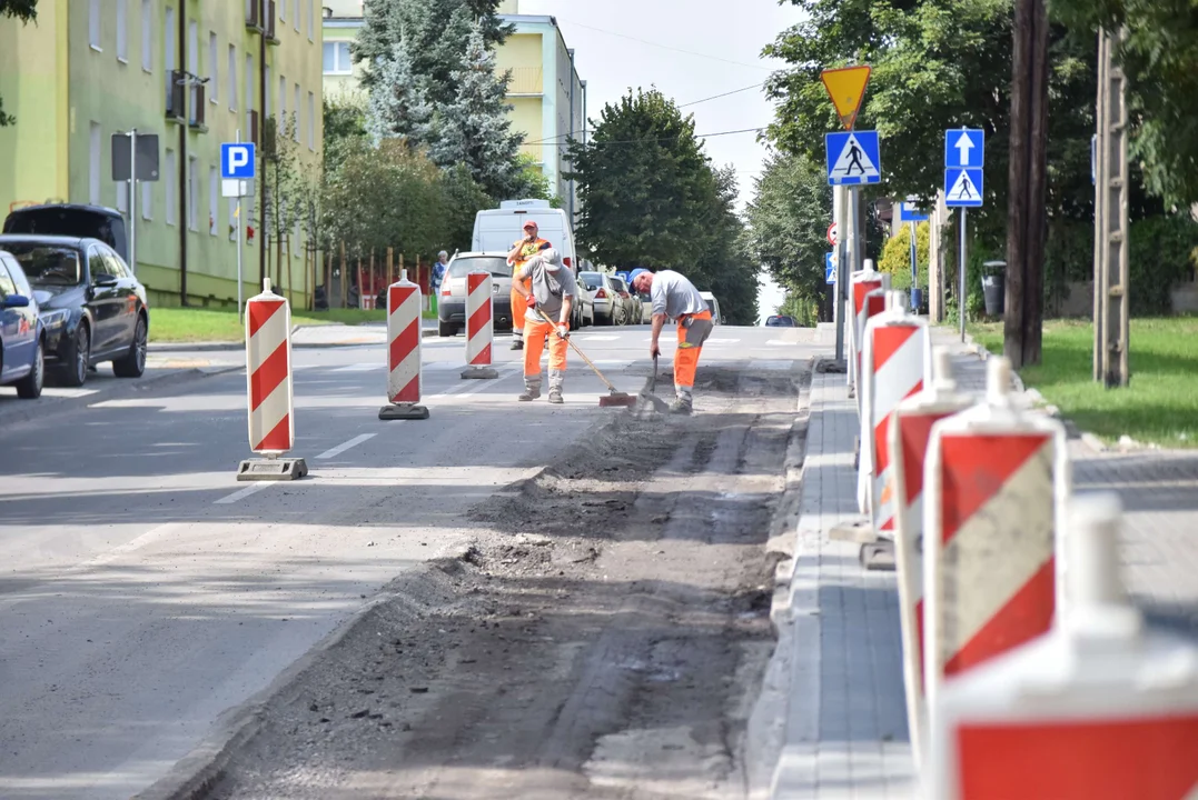 Wymiana nawierzchni na ulicy Rembowskiego