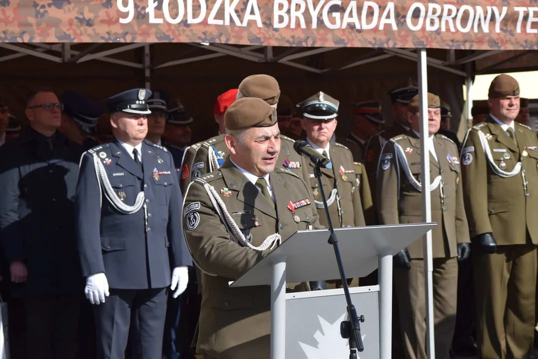 Łódzcy terytorialsi z nowym dowódcą