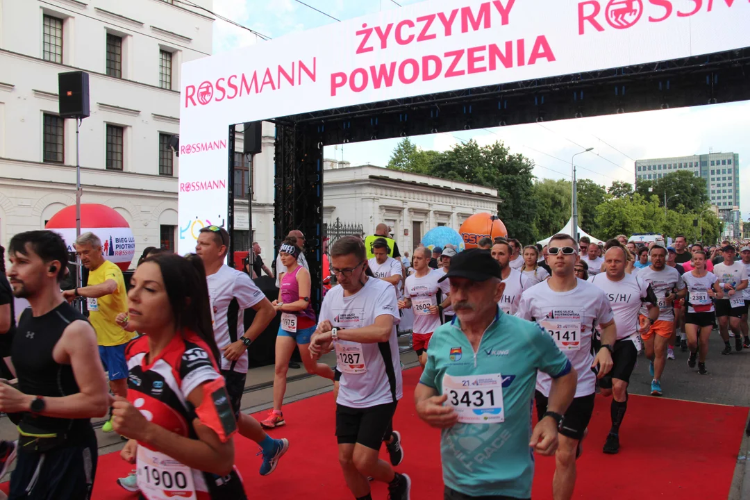 21. Bieg Ulicą Piotrkowską Rossmann Run w Łodzi