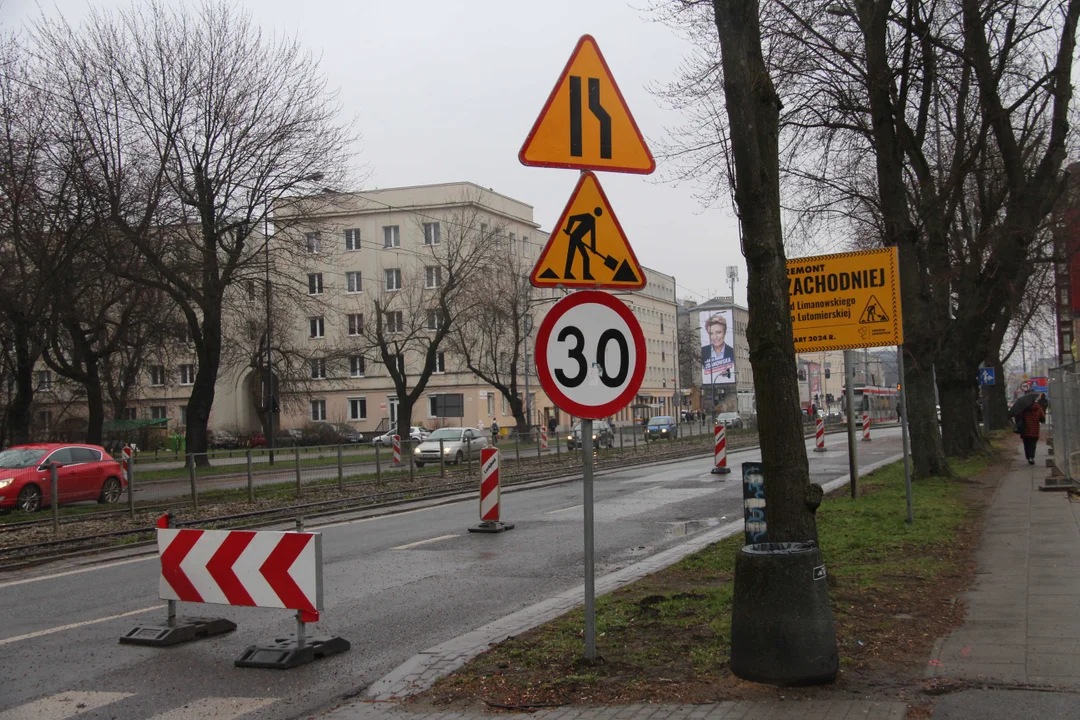 Rozpoczął się remont ulicy Zachodniej w Łodzi