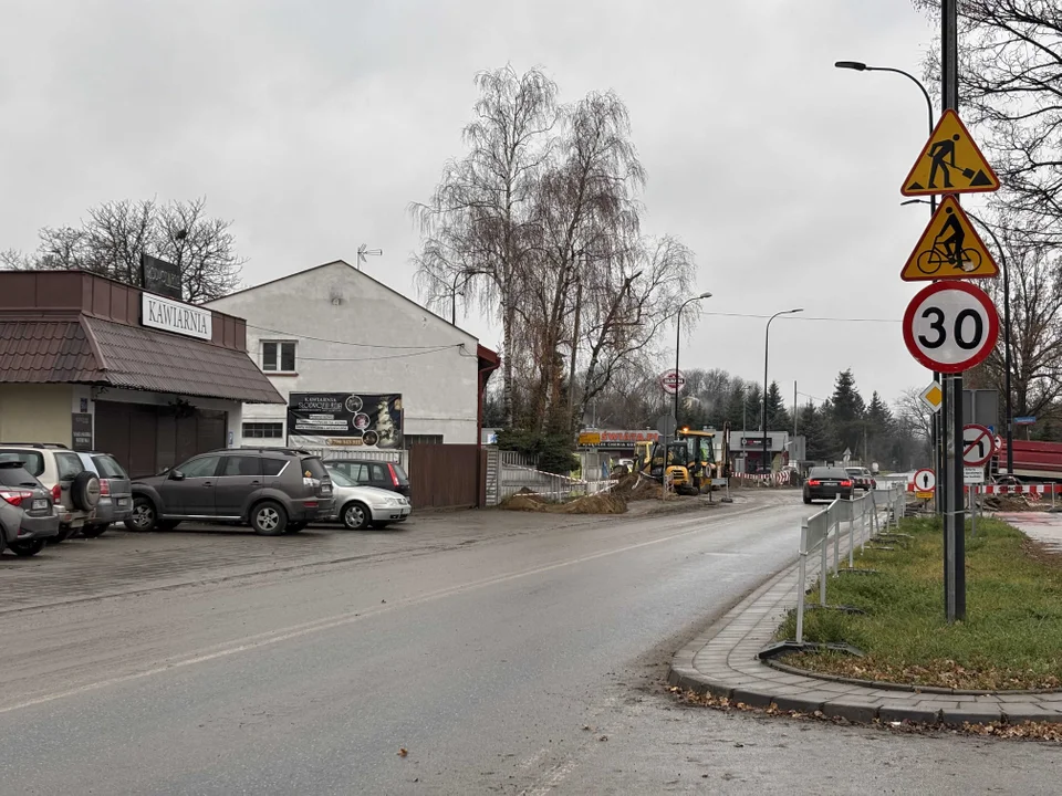 Przebudowa ulicy Szczecińskiej w Łodzi - stan na 3 grudnia 2024 r.