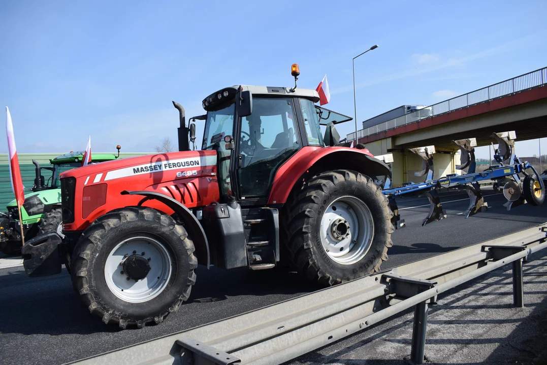 Protest rolników w Łódzkiem